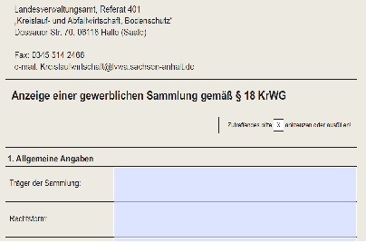 Formular Vordruck Formular