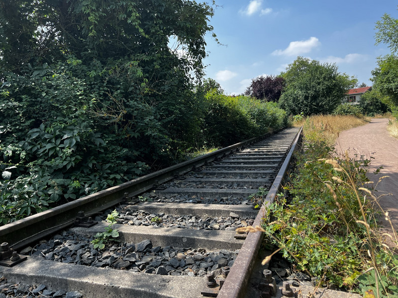 Bahnschienen Heidesee